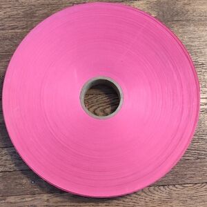 Very Large Roll Of Floral Ribbon Spool Fuchsia Ribbon Vintage Bolt Of Ribbon